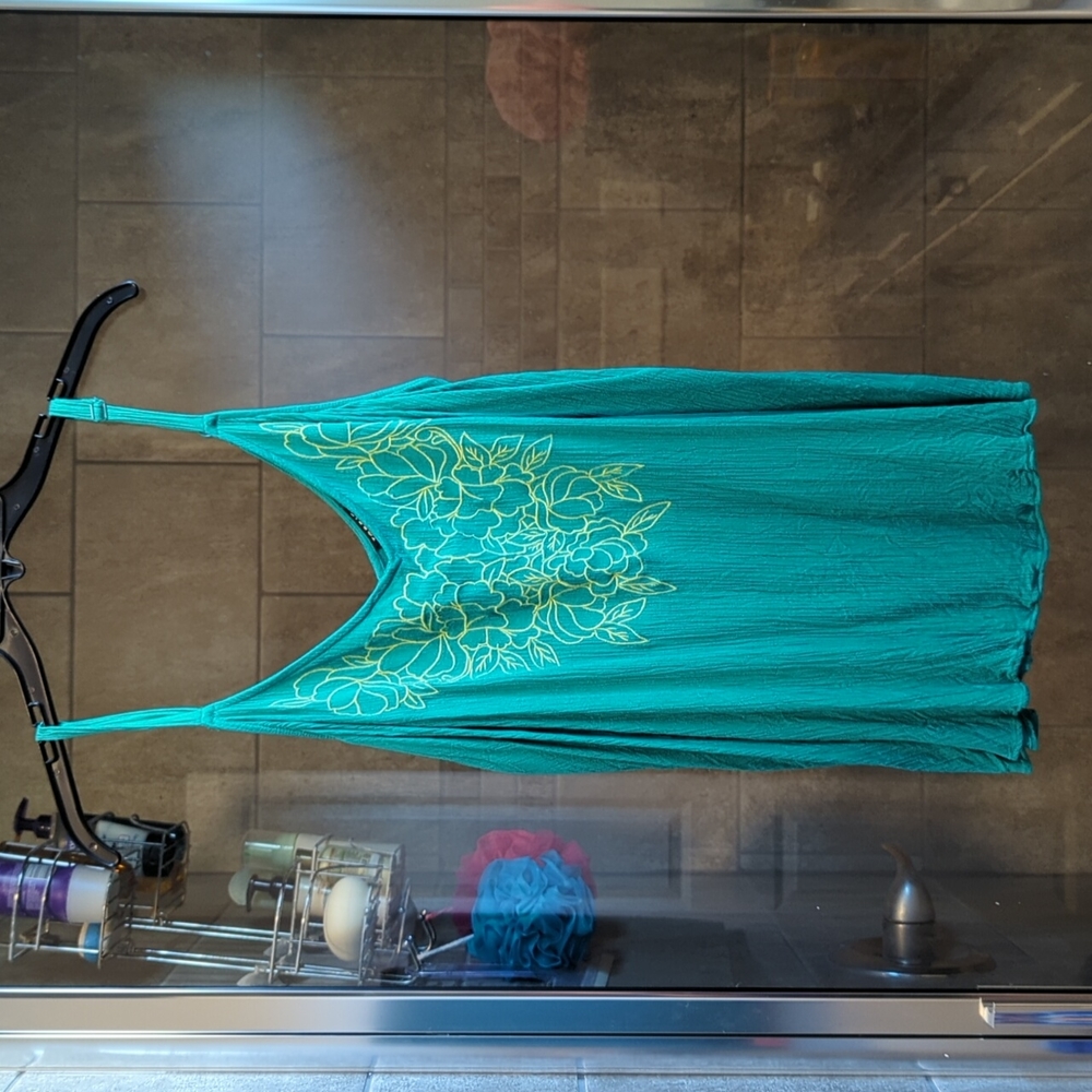 Torrid Sophie Turquoise Gauze Cami - Picture 6 of 7